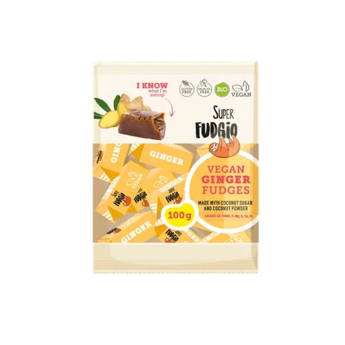 Super fudgio bio vegán karamella gyömbéres 100 g