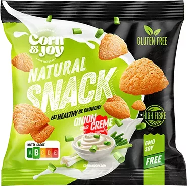 Corn and Joy snack hagymás tejfölös 40 g