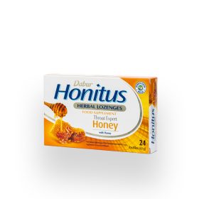   Dabur honitus honey méz ízű gyógynövényes szopogató tabletta 24 db