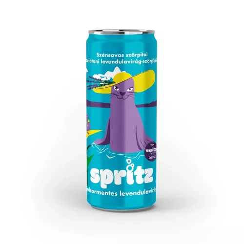 Spritz by spájz szörpital cukormentes levendulavirág szénsavas 330 ml