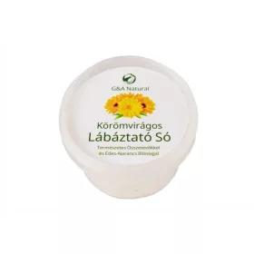   G&A Natural Körömvirágos Lábáztató Só Édesnarancs Illóolajjal 140 g