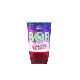   Bob bubble tea fekete teából készült üdítőital eper és málnalével, áfonyalevet tartalmazó italgyöngyökkel 360 ml