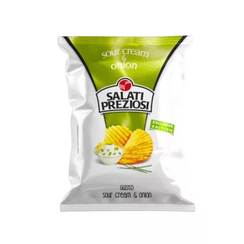 Salatipreziozi gluténmentes hagymás-tejfölös chips 110 g