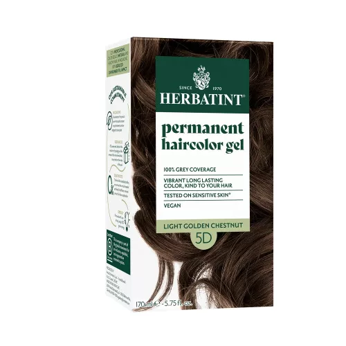 Herbatint 5d arany világos gesztenye hajfesték 170 ml
