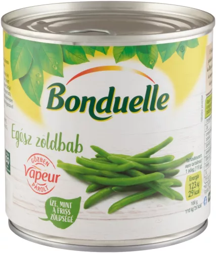 Bonduelle vapeur egész zöldbab 295 g