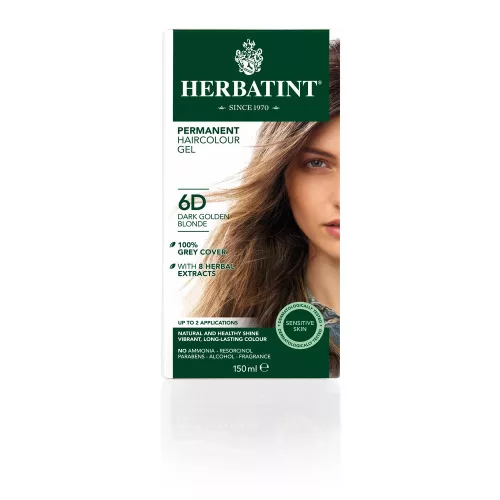 Herbatint 6d arany sötétszőke hajfesték 170 ml
