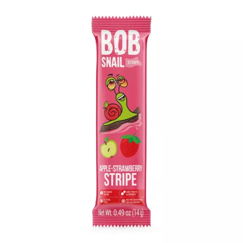Bob Snail gyümölcstekercs alma-málna 14 g