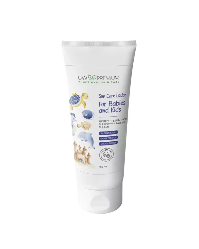 Uw premium sun care lotion for babies and kids spf50 150 ml