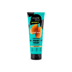   Organic Shop sportolás utáni sampon és tusfürdő mandulával és fehérjével 200 ml