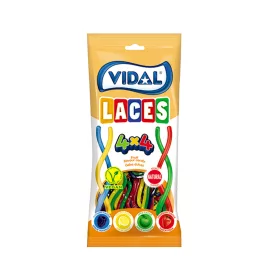 Vidal gumicukor laces 4 íz x 4 szín 90 g
