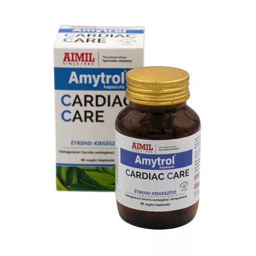 Aimil amytrol® cardiac care étrend-kiegészítő kapszula fokhagymával, garcinia cambogiával, görögszénával 60 db