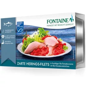 Fontaine hering bio paradicsomszószban 200 g