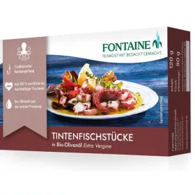 Fontaine polipdarabok bio olívaolajban 120 g