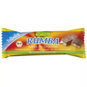   Rapunzel bio rumba puffasztott rizsszelet tejcsokoládával 21g