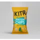 Kitr csicseriborsó chips tengeri sós-bazsalikomos 50 g