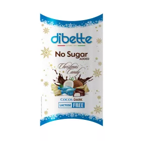   Dibette nas kókusz ízű krémmel töltött étcsokoládé desszert szaloncukor hozzáadott cukor nélkül laktózmentes 220 g