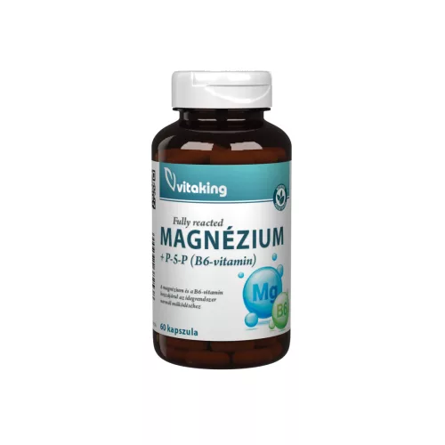 Vitaking magnézium biszglicinát+b6 (p5p) kapszula 60 db