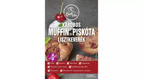 Szafi Free Karobos muffin és piskóta lisztkeverék 5000 g (gluténmentes, tejmentes, tojásmentes, maglisztmentes, zsírszegény, vegán)