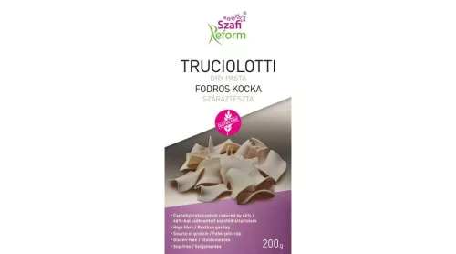 Szafi Reform Fodros kocka - Truciolotti száraztészta (gluténmentes) 200g